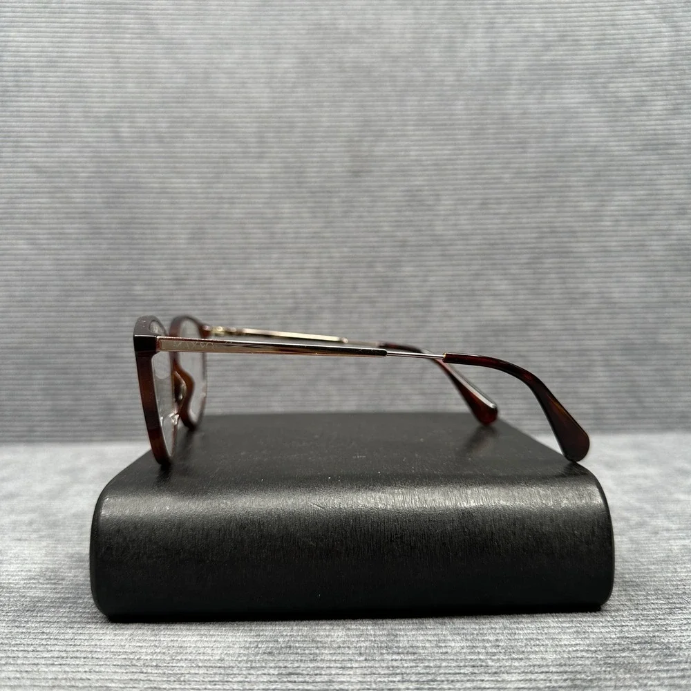 Max&Co. Tortoiseshell Cat Eye Y2K Eyeglasses Brown Gold Vintage 004148410030